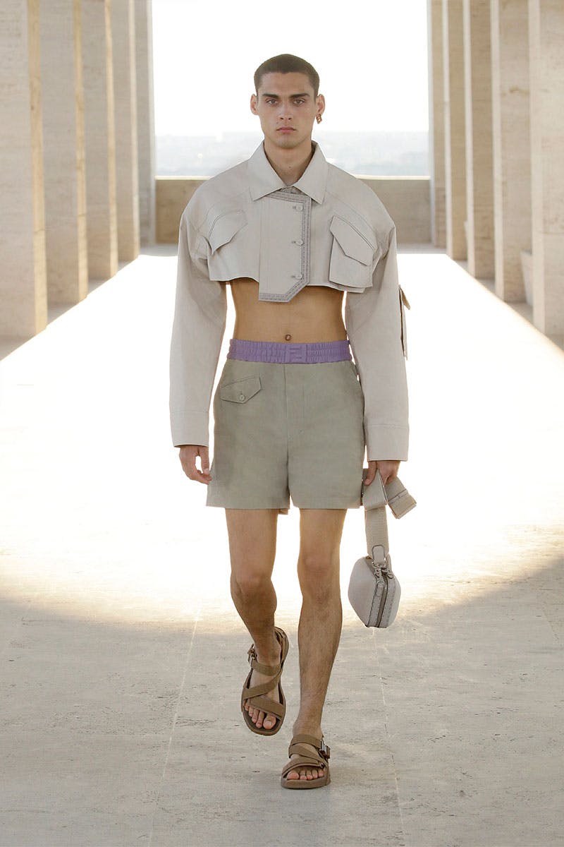 fendi cropped top